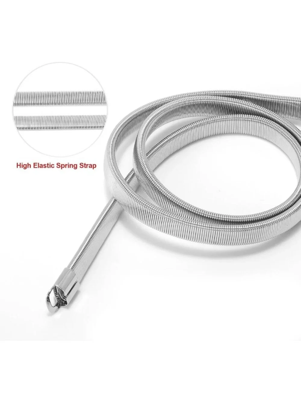 Stylish Skinny Metal Cinch Belt for Women - Adjustable Thin Waist Belt in